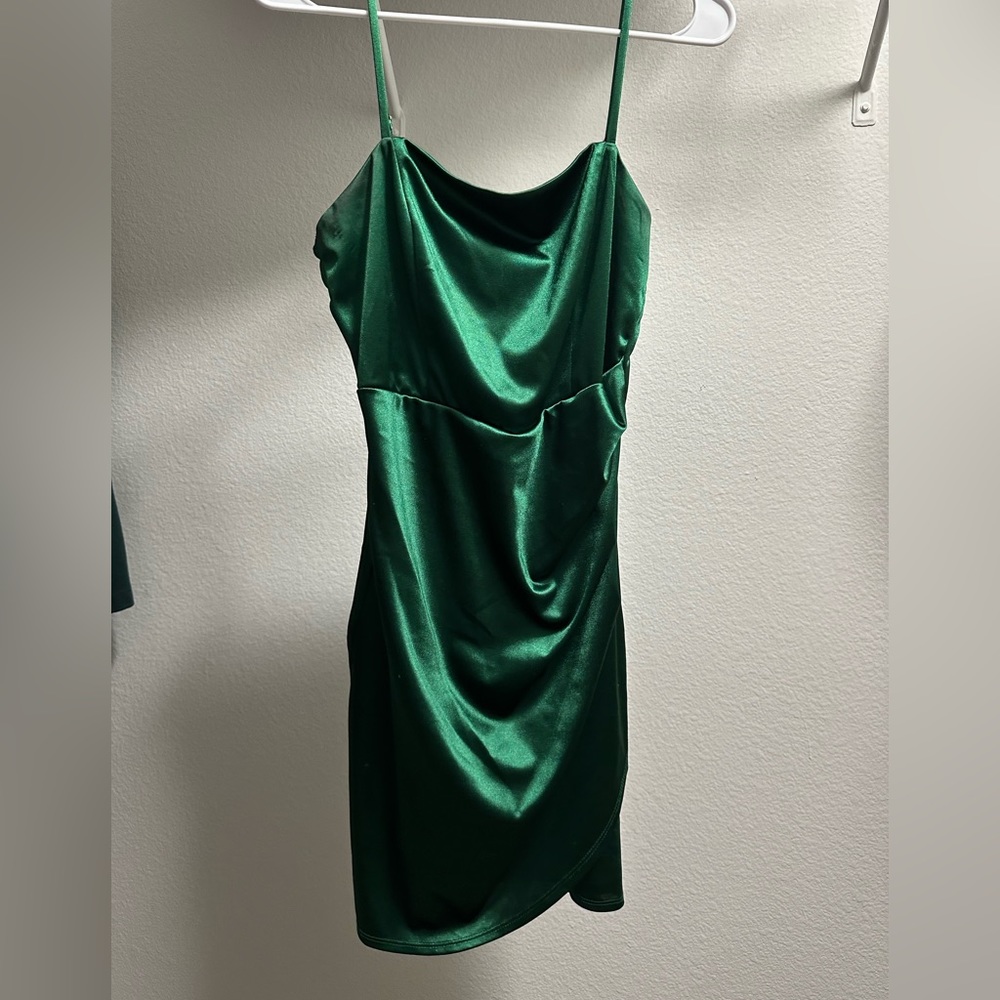 Medium Emerald Green Dress For Sale